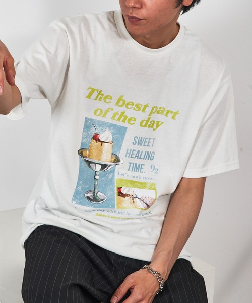 CONTACT(コンタクト)の「【CONTACT】レトロイラストプリントTシャツ 215541 WINS(Tシャツ/カットソー・メンズ・ブラック系1/ホワイト系その他3/ブラック系その他2/ホワイト系1/ブラック系その他3/ホワイト系その他2・M/L)」の12枚目の写真