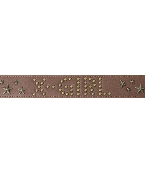 STUDDED LOGO BELT（ベルト）｜X-girl（エックスガール）の