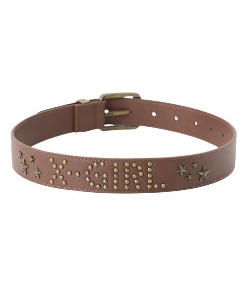 X-girl(エックスガール)の「STUDDED LOGO BELT(ベルト・レディース・ブラック/ブラウン・ONE SIZE)」の13枚目の写真