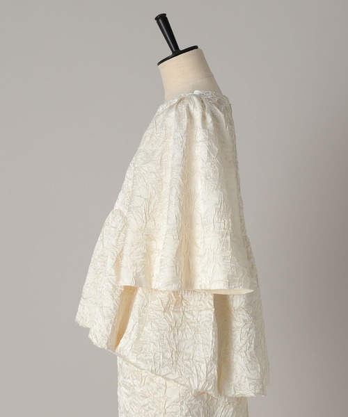 A part by(アパートバイ)の「【セミオケージョン】バルーンセットアップ(ワンピース・レディース・アイボリー/ブラック・FREE)」の7枚目の写真