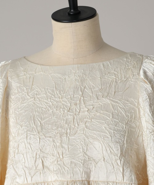 A part by(アパートバイ)の「【セミオケージョン】バルーンセットアップ(ワンピース・レディース・アイボリー/ブラック・FREE)」の9枚目の写真