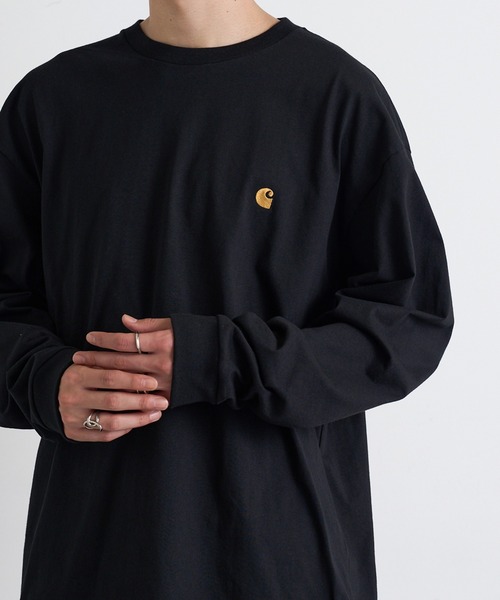 セール】【Carhartt WIP】LOGO LS TEE i026392（Tシャツ/カットソー
