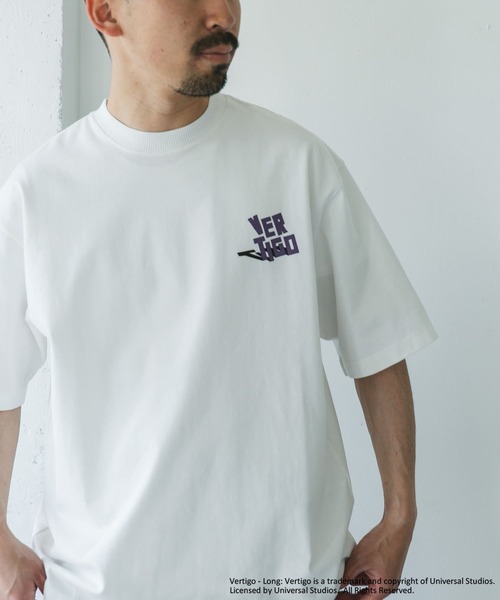 URBAN RESEARCH DOORS（アーバンリサーチドアーズ）の「UNIVERSAL(VERTIGO) T-SHIRTS（Tシャツ/カットソー・メンズ・ホワイト/チャコールグレー・MEDIUM/LARGE）」の5枚目の写真
