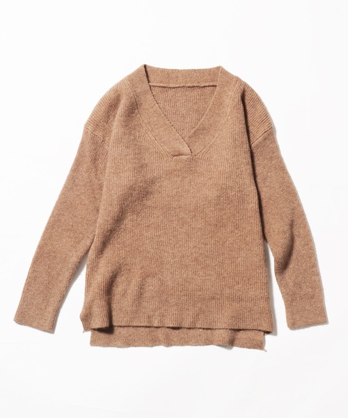 ROOPTOKYO(ループトウキョウ)の「▲Vネックプルオーバー ニット 冬服(ニット/セーター・レディース・ブラウン/グリーン・FREE)」の10枚目の写真