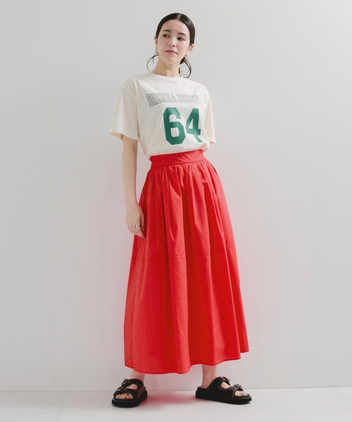le cercle ADAM ET ROPE'(ルセルクルアダムエロペ)の「切り替えギャザースカート(スカート・レディース・レッド/ホワイト/ブラック/イエロー系その他・FREE)」の12枚目の写真