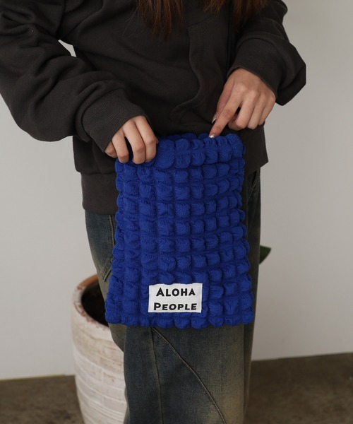 ROOPTOKYO(ループトウキョウ)の「ALOHA PEOPLE/アロハピープル ポップコーンポーチ(ショルダーバッグ・レディース・ロイヤルブルー・FREE)」の6枚目の写真