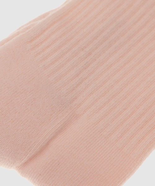 BLESS（ブレス）の「Tennis Socks（ソックス/靴下・メンズ・ホワイト系その他/サーモンピンク・S/L/ONE SIZE）」の5枚目の写真