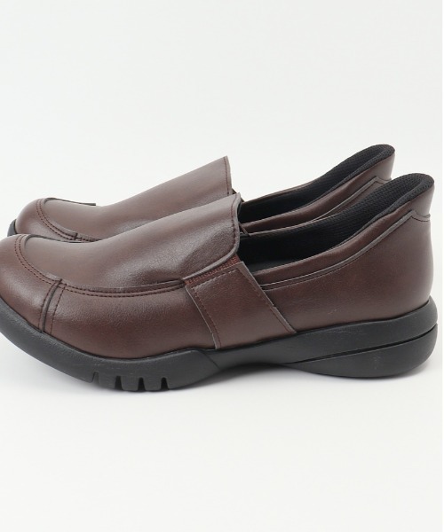 Re:getA(リゲッタ)の「Re:getA -リゲッタ スットオン ハンズフリーシューズ R333(スリッポン・レディース・ブラック/アイボリー/ダークブラウン・24-24.5cm/23-23.5cm)」の7枚目の写真