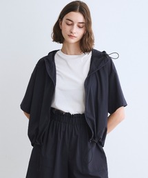 シーサイドライン ハーフスリーブフーディ