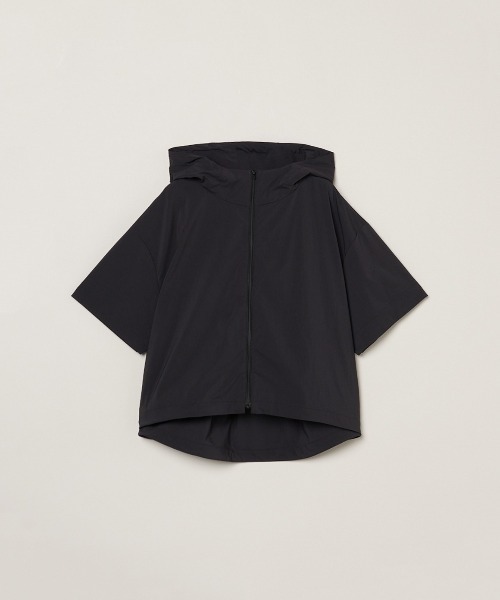 シーサイドライン ハーフスリーブフーディ（パーカー）｜three