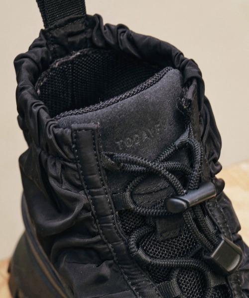 TODAYFUL（トゥデイフル）の「【TODAYFUL/トゥデイフル】Vibramsole Drawstring Sneakers/スニーカー（スニーカー・レディース・ブラック・36/37/38）」の10枚目の写真
