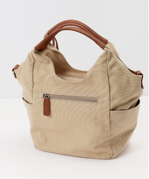 LIZDAYS(リズデイズ)の「LIZDAYS キャンバス×PU2WAYトートバッグ(トートバッグ・レディース・グレー系その他/ベージュ・FREE)」の11枚目の写真