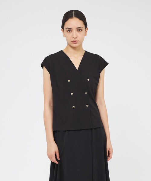 エポカ　La maglia dueニットショートジレ EPOCA（エポカ）の「【VERY NaVY 2023年12月号掲載】【La maglia due