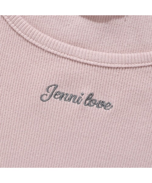 JENNI love(ジェニィラブ)の「そでチュールフリル重ねテレコトップス(Tシャツ/カットソー・キッズ・ピンク/オフホワイト/グレー・130cm/140cm/150cm/160cm)」の20枚目の写真