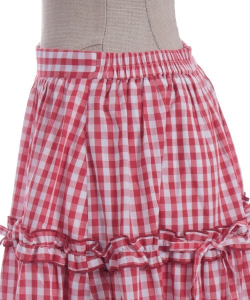 axes femme POETIQUE（アクシーズファムポエティック）の「ギンガムティアードスカート（スカート・レディース・レッド/ピンク/ラベンダー/ミント・MEDIUM）」の17枚目の写真