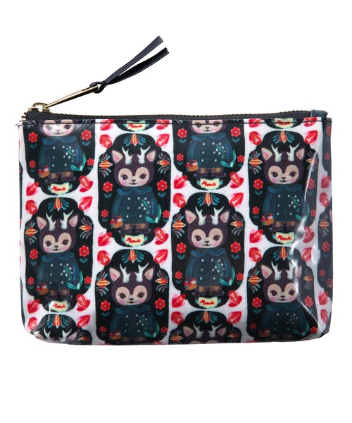 MEDICOM TOY LIFE ENTERTAINMENT(メディコムトイライフエンターテイメント)の「Cosmetic Pouch Small "Nathalie Lete x Kaori Hinata"(ポーチ・レディース・マルチ・ONE SIZE)」の1枚目の写真
