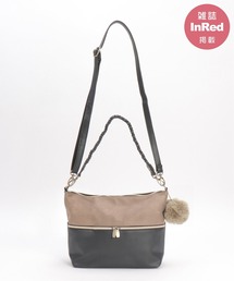 ikka | 【雑誌InRed12月号掲載】バイカラー2WAYジップショルダーバッグ(ショルダーバッグ)