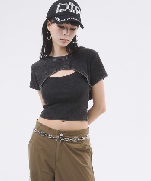 d.i.a.トップス d.i.a. トップス ギャル ヒョウ柄 d.i.a 豹柄トップス