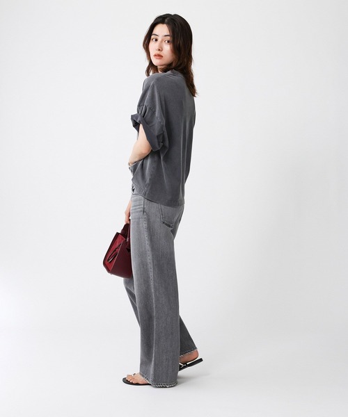 BABYLONE(バビロン)の「【upper hights】MID-RISE(デニムパンツ・レディース・ブラウン/グレー・25/24/23)」の5枚目の写真