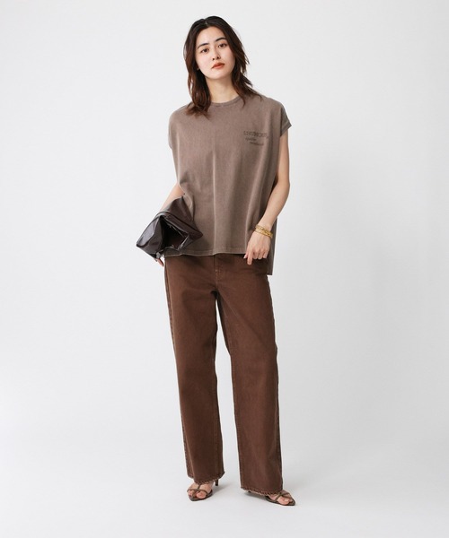 BABYLONE(バビロン)の「【upper hights】MID-RISE(デニムパンツ・レディース・ブラウン/グレー・25/24/23)」の10枚目の写真