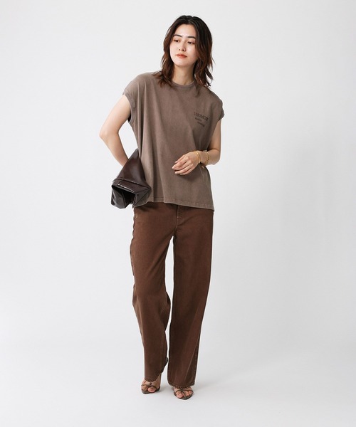 BABYLONE(バビロン)の「【upper hights】MID-RISE(デニムパンツ・レディース・ブラウン/グレー・25/24/23)」の11枚目の写真