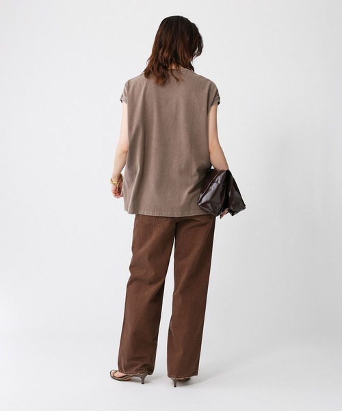 BABYLONE(バビロン)の「【upper hights】MID-RISE(デニムパンツ・レディース・ブラウン/グレー・25/24/23)」の13枚目の写真