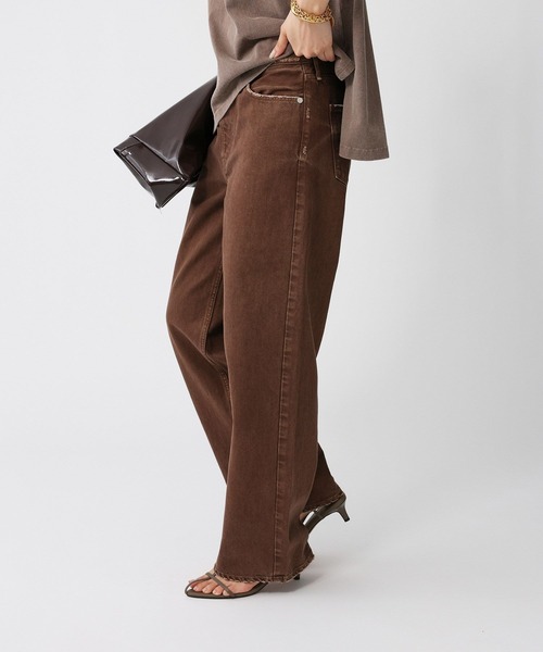 BABYLONE(バビロン)の「【upper hights】MID-RISE(デニムパンツ・レディース・ブラウン/グレー・25/24/23)」の15枚目の写真