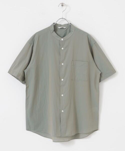 URBAN RESEARCH DOORS（アーバンリサーチドアーズ）の「玉虫シャンブレー バンドカラーシャツ（シャツ/ブラウス・メンズ・ブルー系その他/グリーン系その他/ライトブルー・LARGE/MEDIUM）」の13枚目の写真