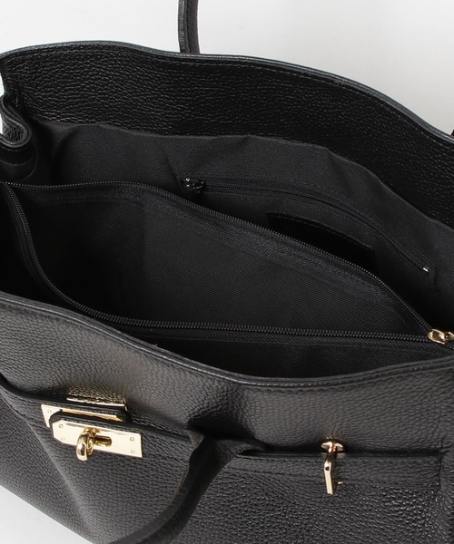 AULENTTI（オウレンティ）の「【WEB限定】[AULENTTI/オーレンティ] DOLLARO レザートートバッグ（トートバッグ・レディース・ブラック・F）」の9枚目の写真