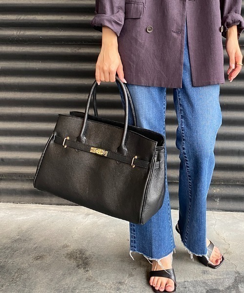 AULENTTI（オウレンティ）の「【WEB限定】[AULENTTI/オーレンティ] DOLLARO レザートートバッグ（トートバッグ・レディース・ブラック・F）」の20枚目の写真