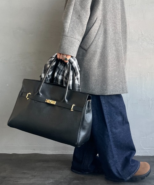 AULENTTI（オウレンティ）の「【WEB限定】[AULENTTI/オーレンティ] DOLLARO レザートートバッグ（トートバッグ・レディース・ブラック・F）」の13枚目の写真