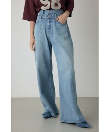 crie conforto | ダブルウエストバギーデニム(デニムパンツ)