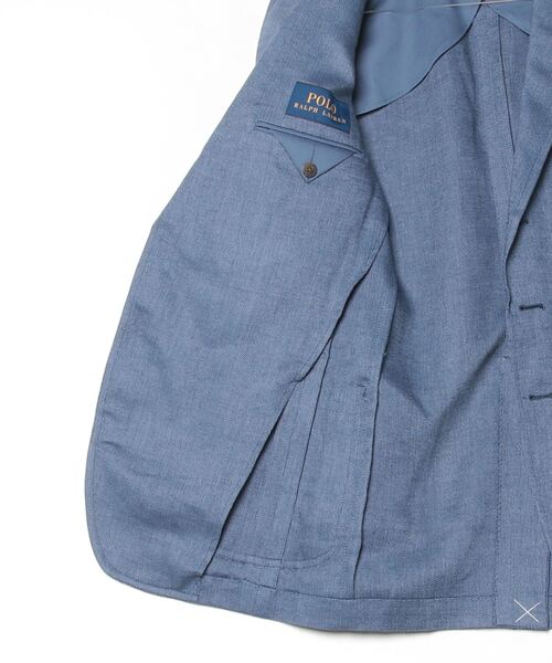 POLO RALPH LAUREN（ポロ ラルフ ローレン）の「Polo ソフト モダン ツイル スポーツ ジャケット（テーラードジャケット・メンズ・ブルー・32/36/38 L/34R/36R）」の2枚目の写真