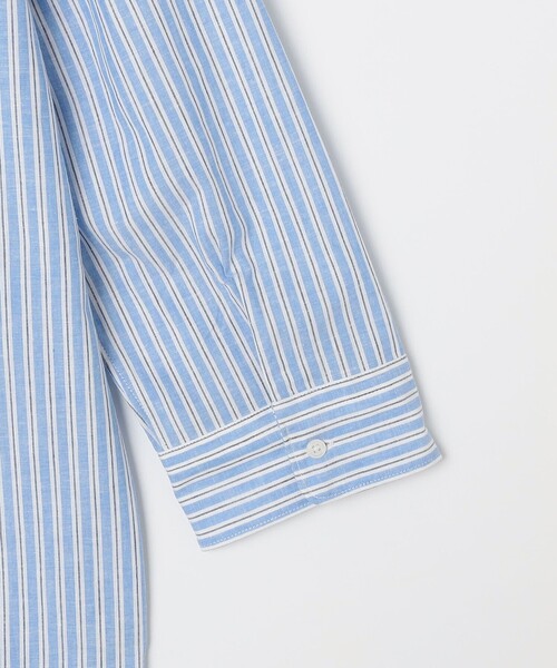 SHIPS any（シップス エニィ）の「SHIPS any: コットン/リネン 7分袖 スキッパー プルオーバー シャツ◇◇（シャツ/ブラウス・メンズ・オリーブ/ライトブルー/ブルー/ベージュ・SMALL/MEDIUM/LARGE/X-LARGE）」の12枚目の写真