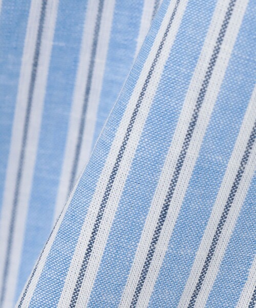 SHIPS any（シップス エニィ）の「SHIPS any: コットン/リネン 7分袖 スキッパー プルオーバー シャツ◇◇（シャツ/ブラウス・メンズ・オリーブ/ライトブルー/ブルー/ベージュ・SMALL/MEDIUM/LARGE/X-LARGE）」の14枚目の写真