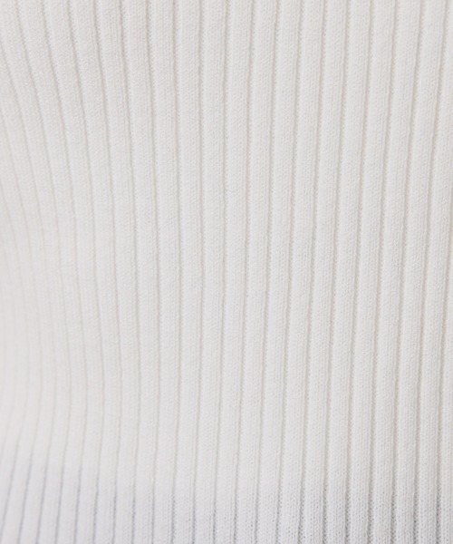 COLLAGE GALLARDAGALANTE（コラージュガリャルダガランテ）の「【OT】ヘンリーネックVニット（ニット/セーター・レディース・ブラック/オフホワイト・FREE）」の11枚目の写真