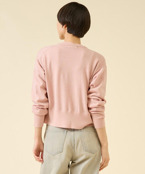 martinique（マルティニーク）の「《定番》ESSENTIALカーディガン（アンサンブル可）（カーディガン/ボレロ・レディース・ピンク/グリーン/ブラウン/グレー・FREE）」の6枚目の写真