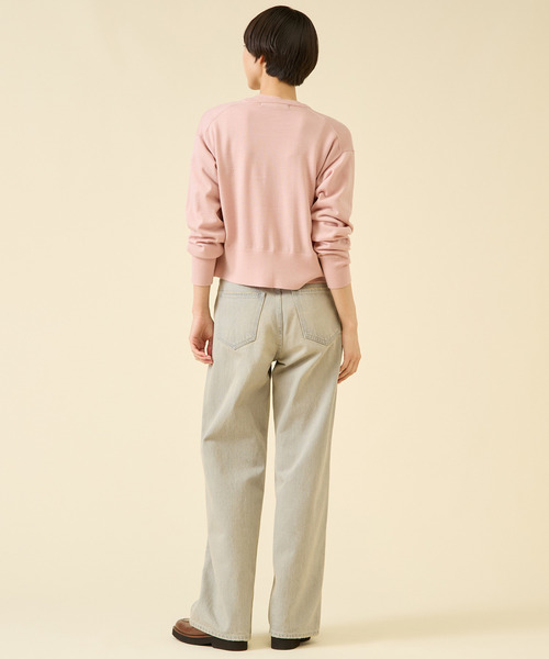 martinique（マルティニーク）の「《定番》ESSENTIALカーディガン（アンサンブル可）（カーディガン/ボレロ・レディース・ピンク/グリーン/ブラウン/グレー・FREE）」の9枚目の写真