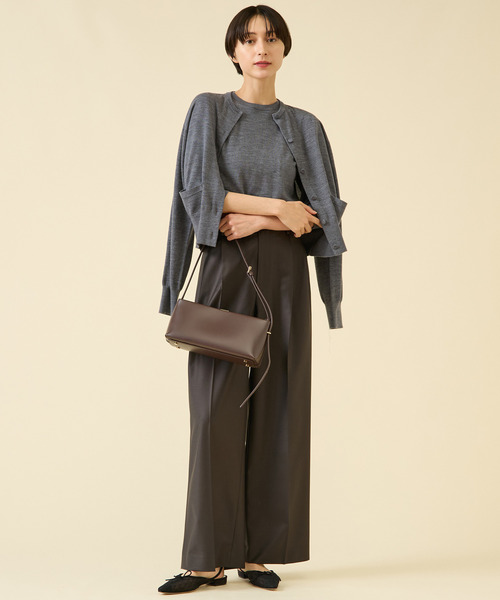 martinique（マルティニーク）の「《定番》ESSENTIALカーディガン（アンサンブル可）（カーディガン/ボレロ・レディース・ピンク/グリーン/ブラウン/グレー・FREE）」の13枚目の写真