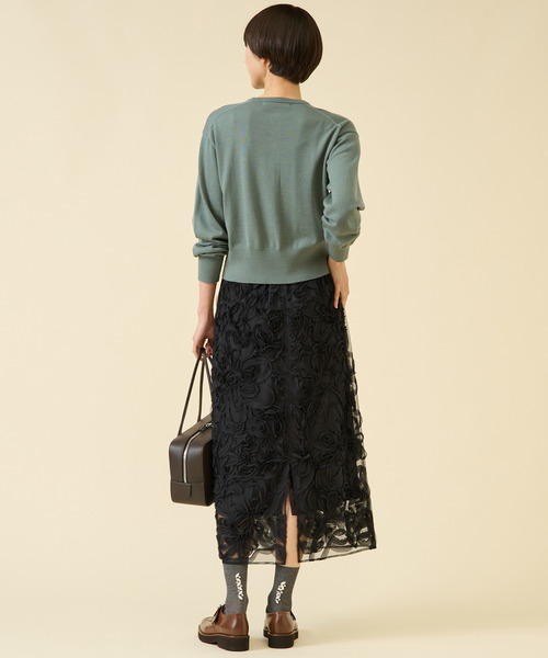 martinique（マルティニーク）の「《定番》ESSENTIALカーディガン（アンサンブル可）（カーディガン/ボレロ・レディース・ピンク/グリーン/ブラウン/グレー・FREE）」の21枚目の写真