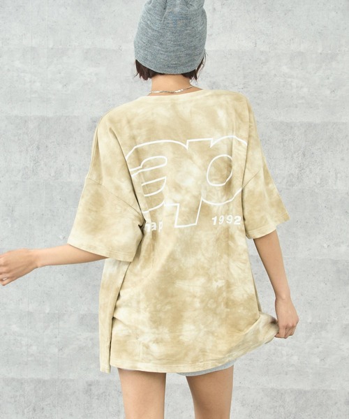 ANAP(アナップ)の「ミニ裏毛 タイダイ柄 ロゴ Tシャツ【親子お揃い】(Tシャツ/カットソー・レディース・グレー/ベージュ/ブラック系その他・FREE)」の15枚目の写真
