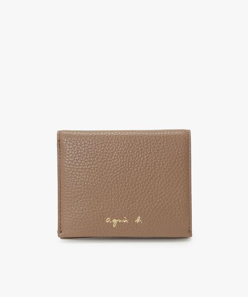 agnes b. アニエスベー 二つ折り財布 ブラウン アニエスベー Agnes b