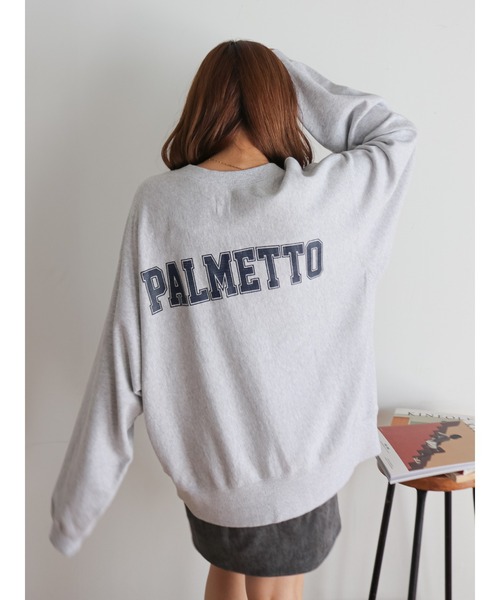 Ungrid（アングリッド）の「ビッグシルエットロゴスウェット（スウェット・レディース・チャコールグレー/ライトグレー/ピンク・FREE）」の22枚目の写真