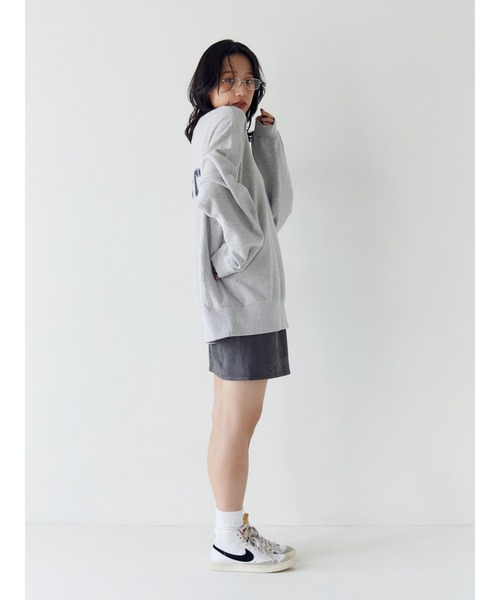 Ungrid（アングリッド）の「ビッグシルエットロゴスウェット（スウェット・レディース・チャコールグレー/ライトグレー/ピンク・FREE）」の17枚目の写真