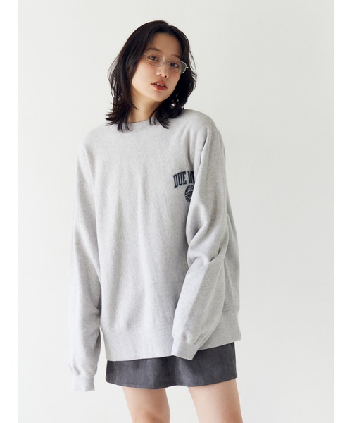 Ungrid（アングリッド）の「ビッグシルエットロゴスウェット（スウェット・レディース・チャコールグレー/ライトグレー/ピンク・FREE）」の19枚目の写真