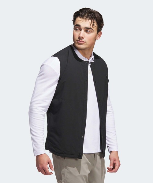 adidas（アディダス）の「ライトパテッドベスト【adidas Golf/アディダスゴルフ】（ベスト・メンズ・ブラック・XX-LARGE/3XL/LARGE/MEDIUM/SMALL/X-LARGE）」の2枚目の写真