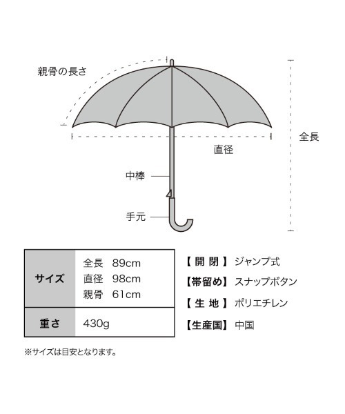 Wpc.（ダブリュピーシー）の「［ビニール傘］金木犀 銀木犀 アンブレラ 雨傘 長傘 Wpc.（長傘・レディース・ゴールド/シルバー・FREE）」の9枚目の写真