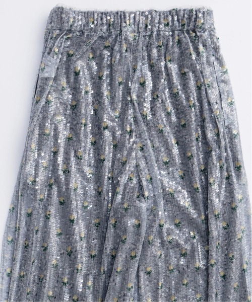 MAISON SPECIAL(メゾンスペシャル)の「Flower Easy Pants/フラワーイージーパンツ(その他パンツ・レディース・ブルー/グレー・38/36)」の7枚目の写真