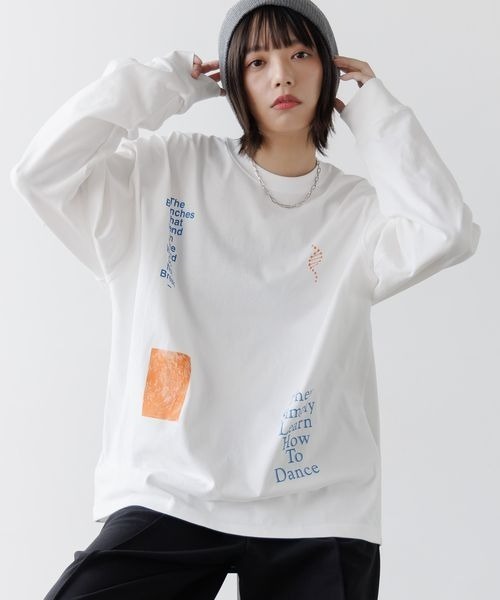 PBLIM(ページボーイリム)の「《UNISEX》サイエンスロンT(Tシャツ/カットソー・レディース・ブラック/オフホワイト/パープル・LARGE/MEDIUM)」の4枚目の写真