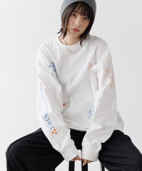 PBLIM(ページボーイリム)の「《UNISEX》サイエンスロンT(Tシャツ/カットソー・レディース・ブラック/オフホワイト/パープル・LARGE/MEDIUM)」の5枚目の写真